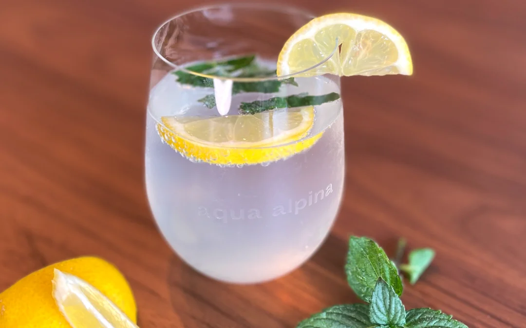 Soda Zitrone Minze Getränk mit Aqua Alpina | Culligan Wasser